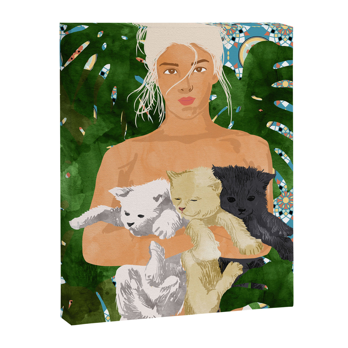 Morocco Vacay #illustration #painting Canvas Print Gallery Image 6