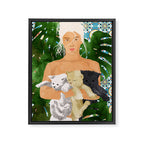 Morocco Vacay #illustration #painting Framed Canvas Print Gallery Image 6