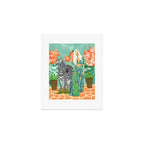 Never Change Your Stripes Illustration, Modern Bohemian Zebra Painting Wildlife Woman Art Print Gallery Image 1