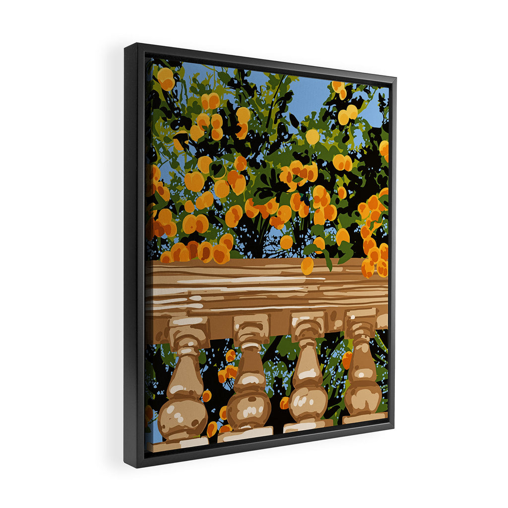 No matter what happens in the outside world, as long as you have faith in yourself, no darkness can touch you #painting Framed Canvas Print Gallery Image 2
