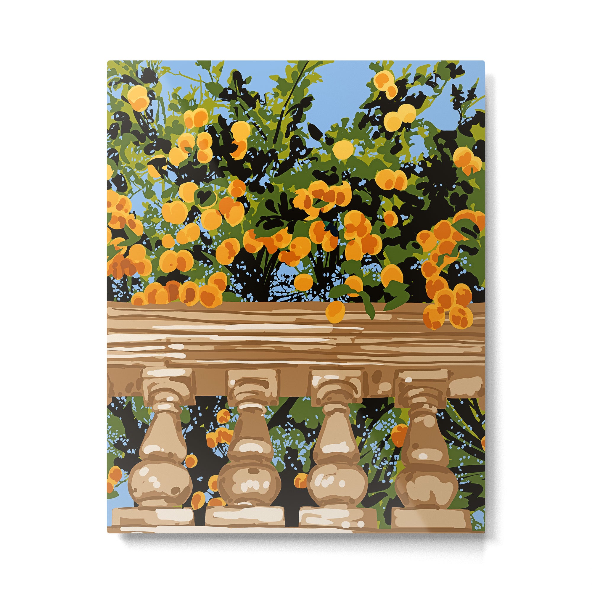 No matter what happens in the outside world, as long as you have faith in yourself, no darkness can touch you #painting Metal Print Gallery Image 4