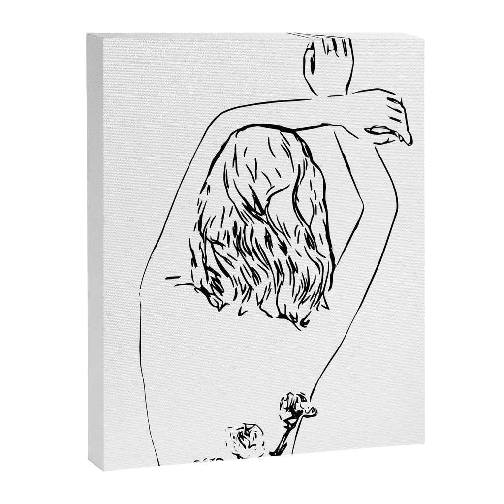 Oblivious #drawing #illustration Canvas Print Gallery Image 6