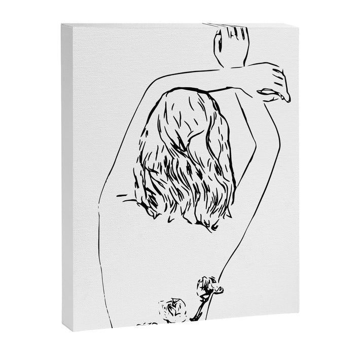 Oblivious #drawing #illustration Canvas Print Gallery Image 1