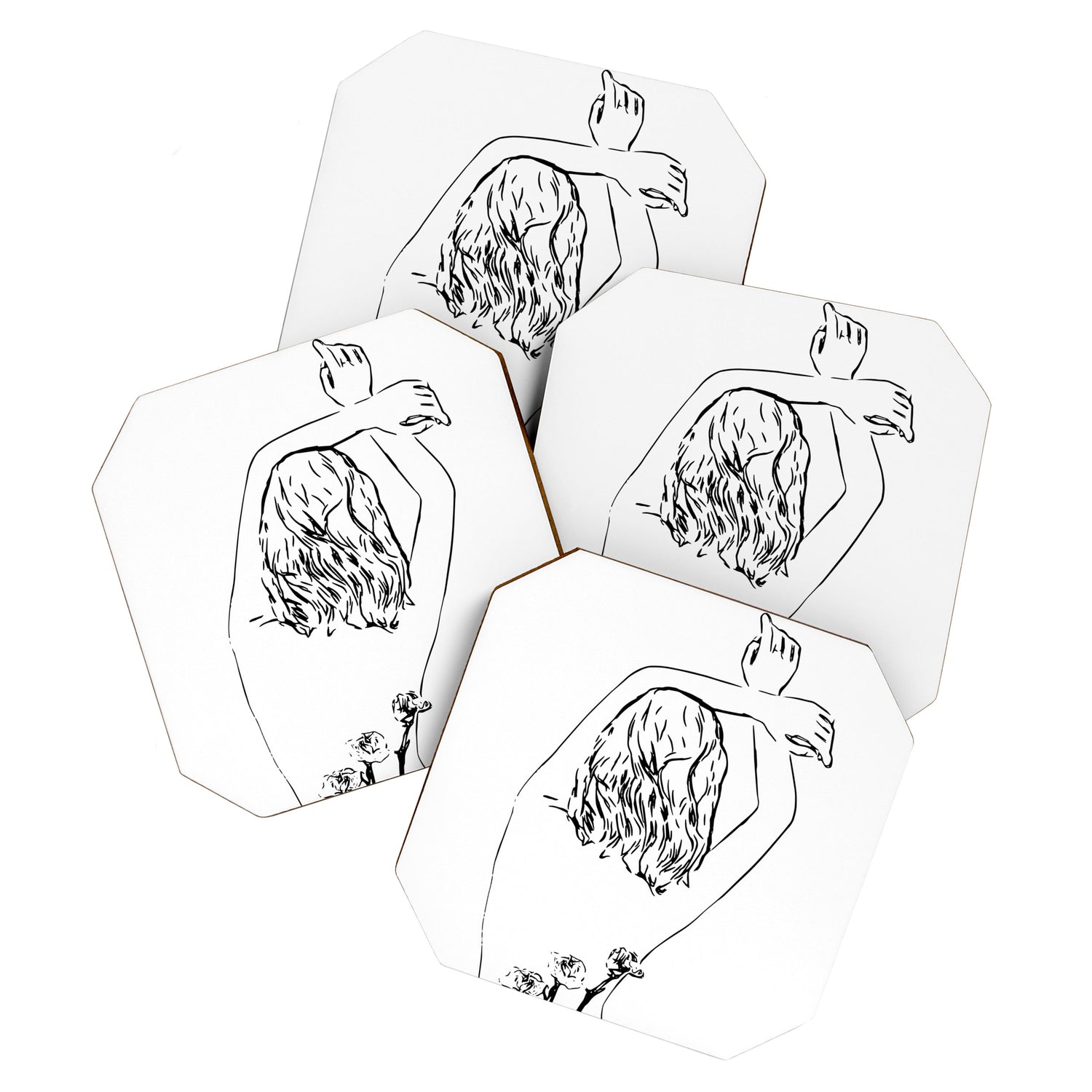 Oblivious #drawing #illustration Coaster Gallery Image 1