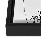 Oblivious #drawing #illustration Framed Canvas Print Gallery Image 3