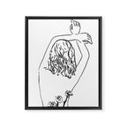 Oblivious #drawing #illustration Framed Canvas Print Gallery Image 6