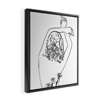 Oblivious #drawing #illustration Framed Canvas Print Gallery Image 2