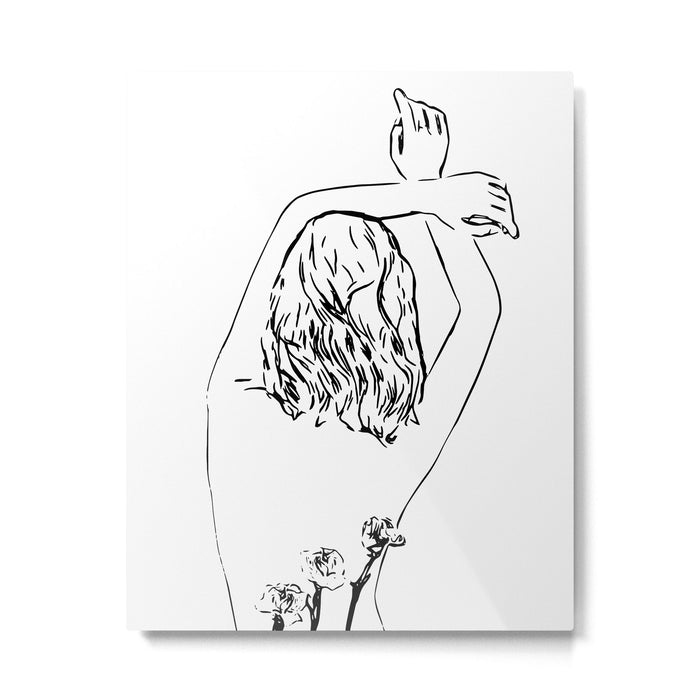 Oblivious #drawing #illustration Metal Print Gallery Image 1