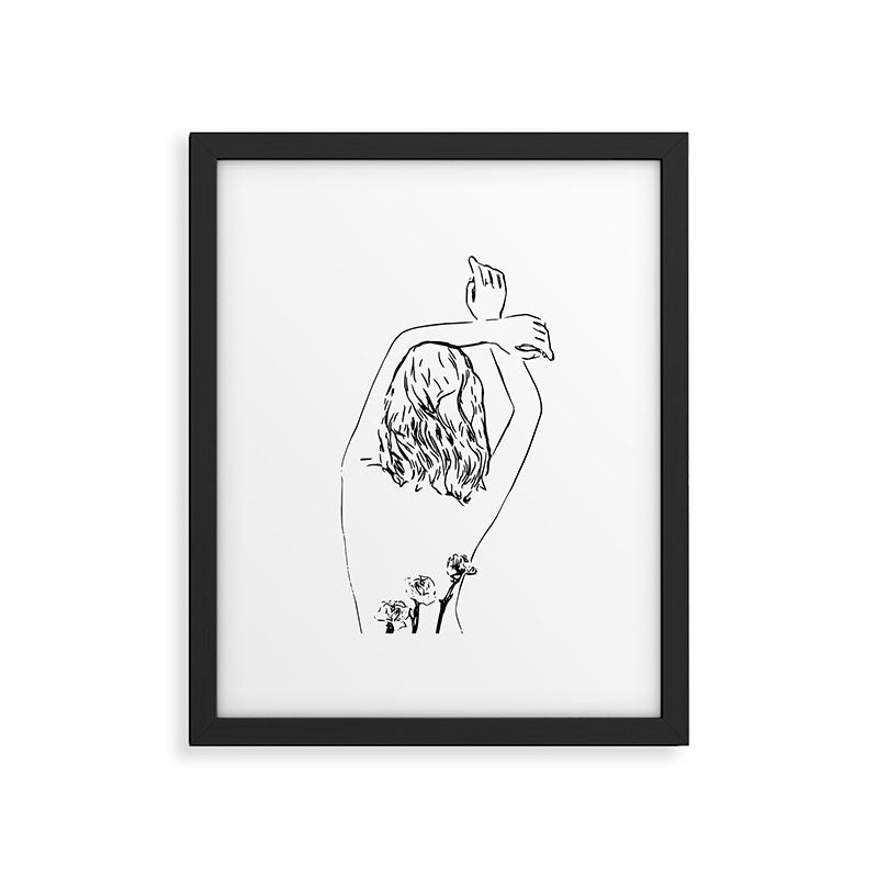 Oblivious #drawing #illustration Framed Art Print Gallery Image 4