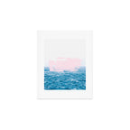 Ocean + Pink #society6 #decor #buyart Art Print Gallery Image 1