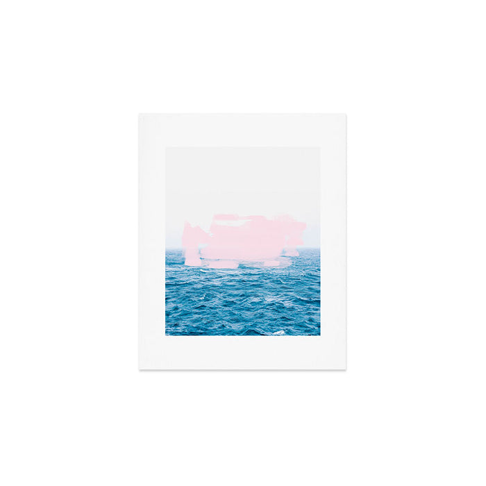 Ocean + Pink #society6 #decor #buyart Art Print Gallery Image 1