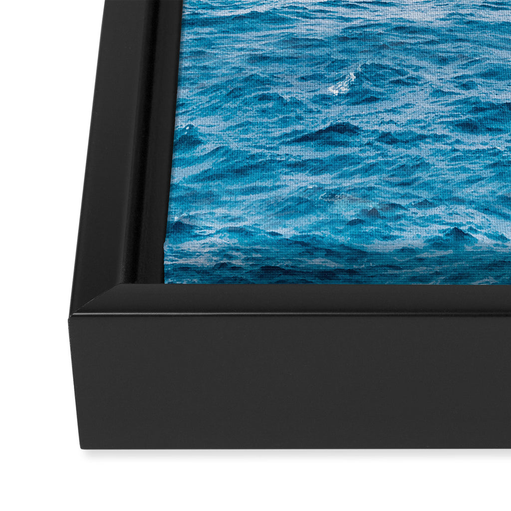 Ocean + Pink #society6 #decor #buyart Framed Canvas Print Gallery Image 3