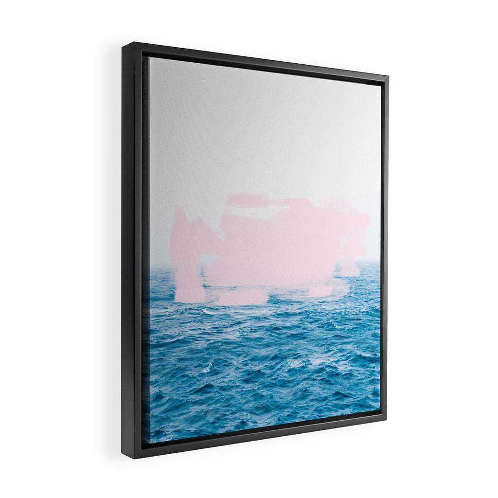 Ocean + Pink #society6 #decor #buyart Framed Canvas Print Gallery Image 2