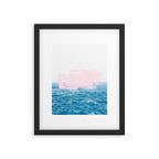 Ocean + Pink #society6 #decor #buyart Framed Art Print Gallery Image 6