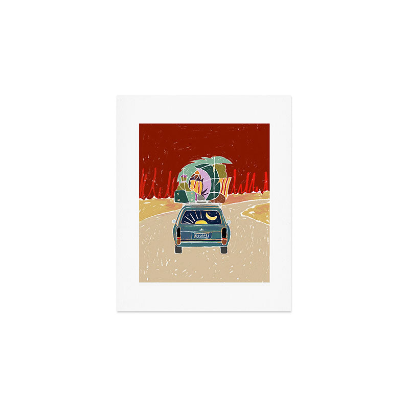 Pack Up And Escape Art Print Gallery Image 1