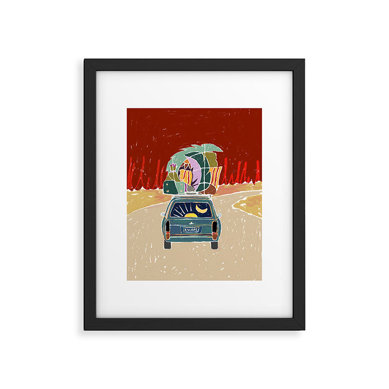 Pack Up And Escape Framed Art Print Gallery Image 5