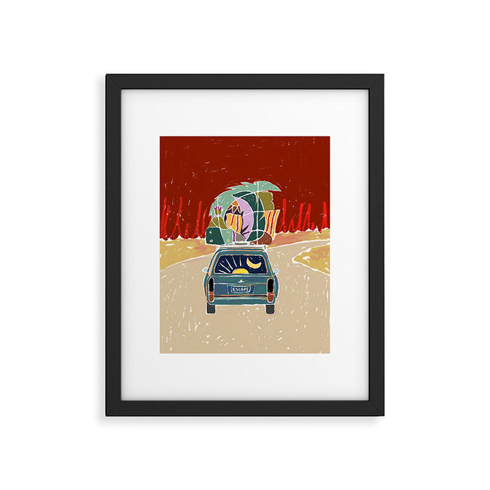 Pack Up And Escape Framed Art Print Gallery Image 1