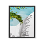 Palms In My Tropical Backyard Framed Canvas Print Gallery Image 6