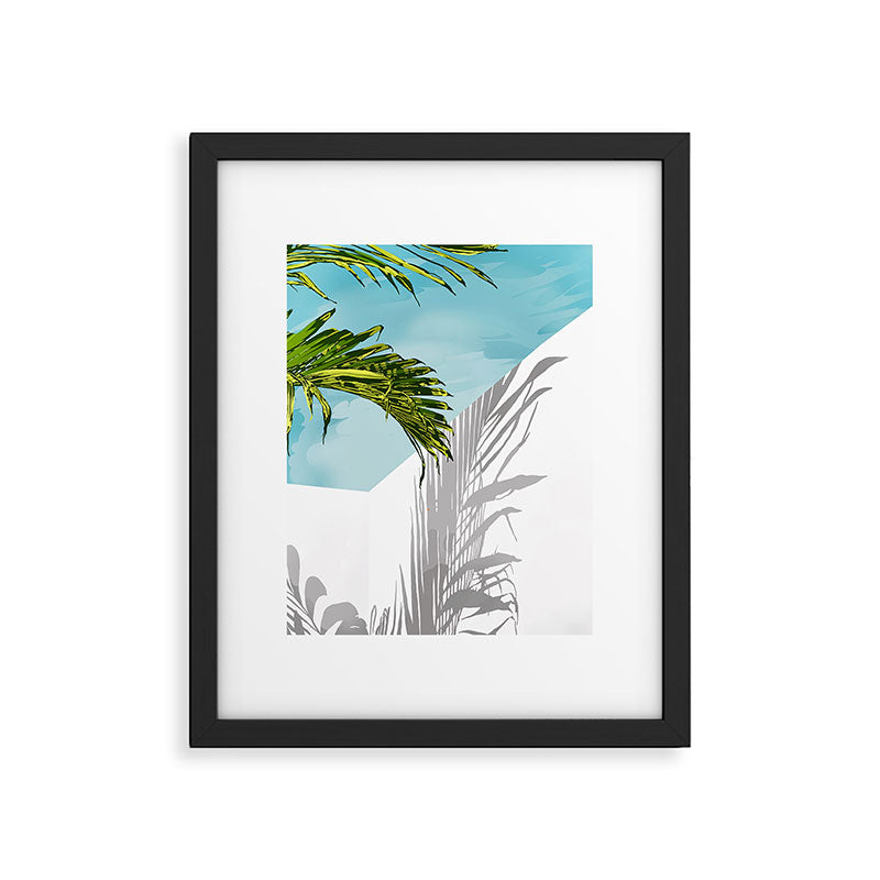 Palms In My Tropical Backyard Framed Art Print Gallery Image 5