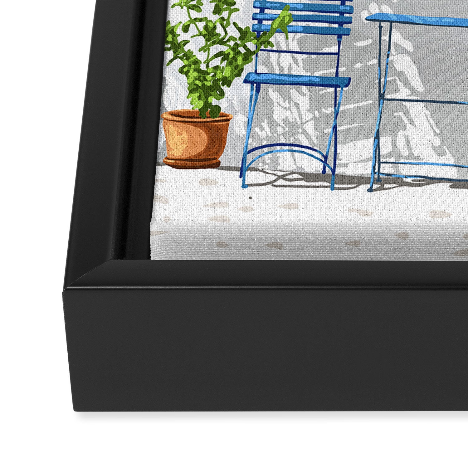 Party of Two Framed Canvas Print Gallery Image 3