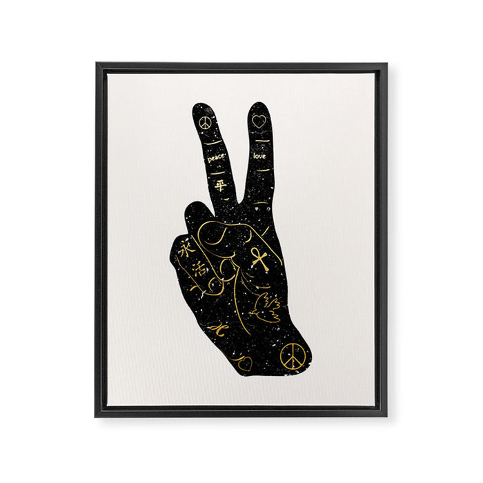 Peace Framed Canvas Print Gallery Image 1