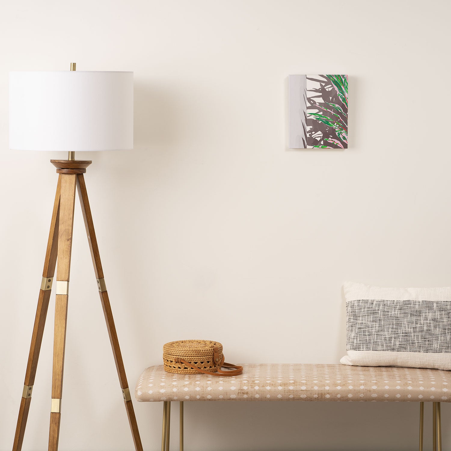 Plant & Shadow Canvas Print Gallery Image 2