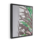Plant & Shadow Framed Canvas Print Gallery Image 2