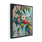 Pomegranate Sweetness, Botanical Vintage Illustration, Jungle Forest Plants Fruits, Food Blossom Garden Painting Framed Canvas Print Gallery Image 2