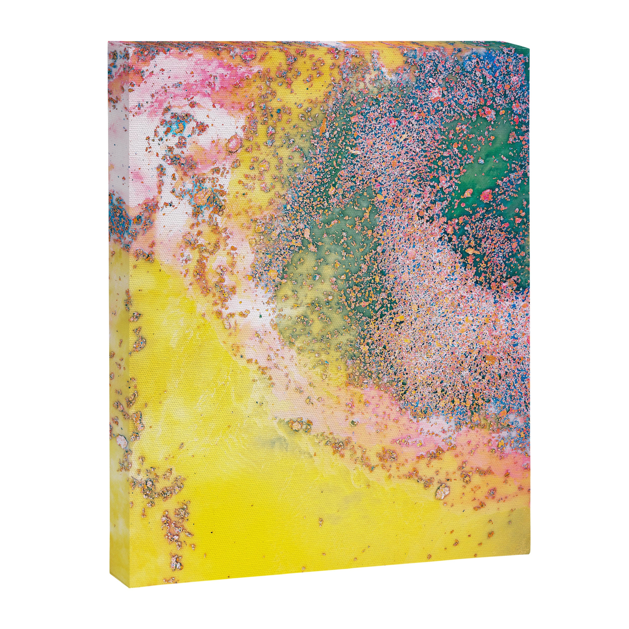Random Bliss, Abstract Graphic Digital Art, Resin Art Painting Colorful Eclectic Bohemian Canvas Print Gallery Image 6