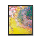 Random Bliss, Abstract Graphic Digital Art, Resin Art Painting Colorful Eclectic Bohemian Framed Canvas Print Gallery Image 6