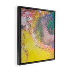 Random Bliss, Abstract Graphic Digital Art, Resin Art Painting Colorful Eclectic Bohemian Framed Canvas Print Gallery Image 2