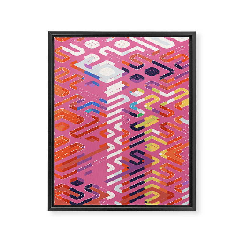 Random Complication Framed Canvas Print Gallery Image 6