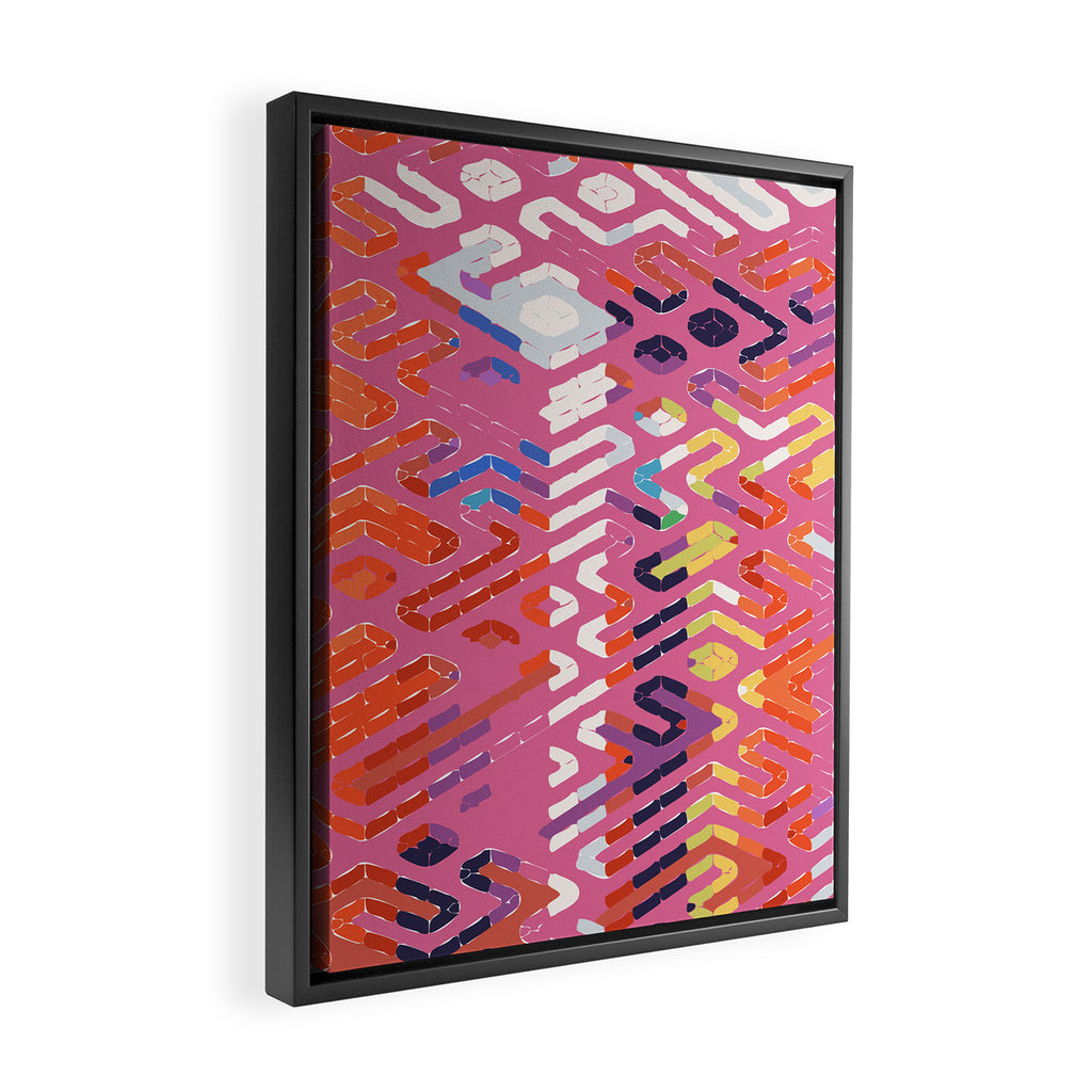 Random Complication Framed Canvas Print Gallery Image 2