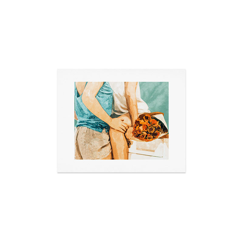 Romance #painting #love Art Print Gallery Image 1