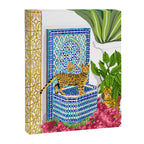 Royal Bengal Cats | Palace Pets & Architecture Building | Exotic Travel Urban Jungle Terrazzo Tiles Canvas Print Gallery Image 8
