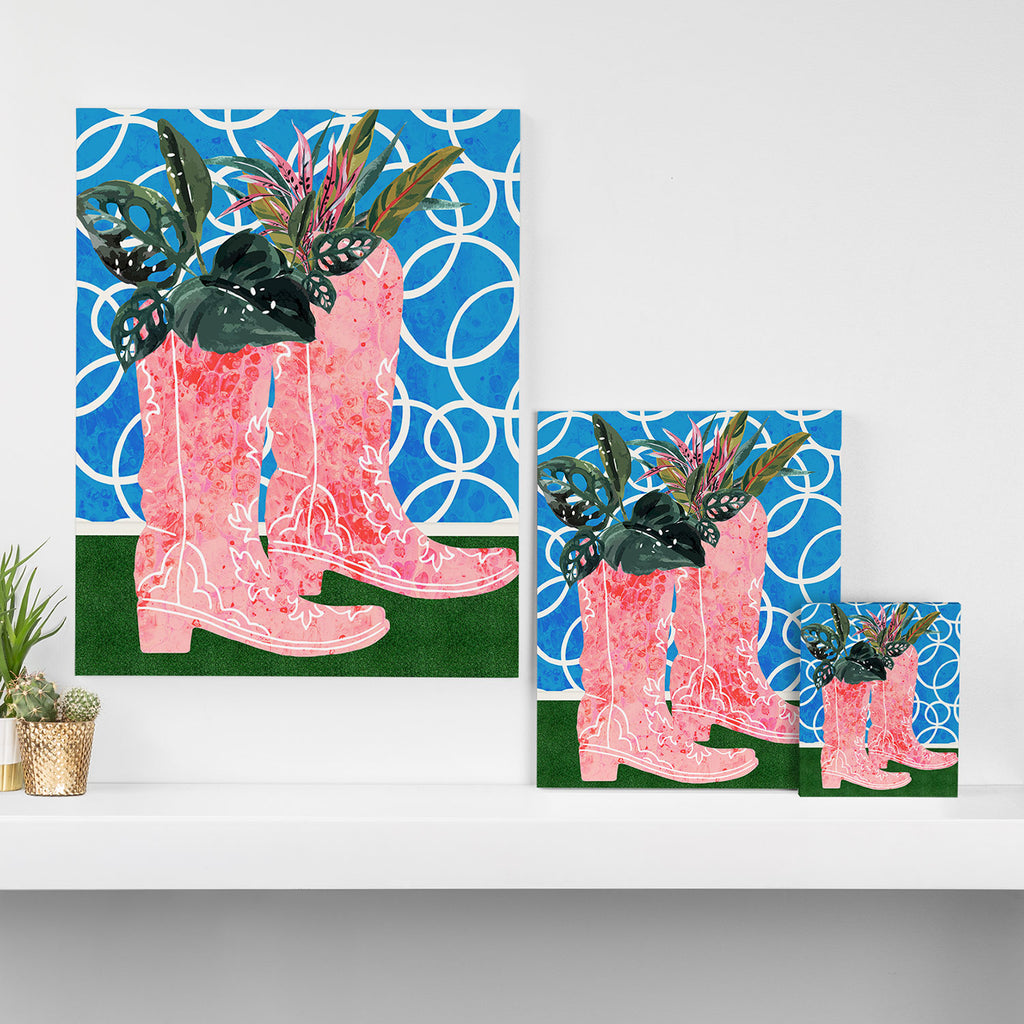 Shoe Planters Canvas Print Gallery Image 3
