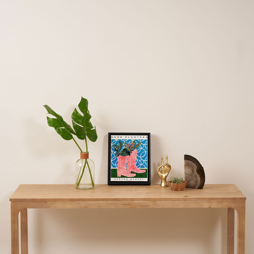 Shoe Planters Framed Canvas Print Gallery Image 4