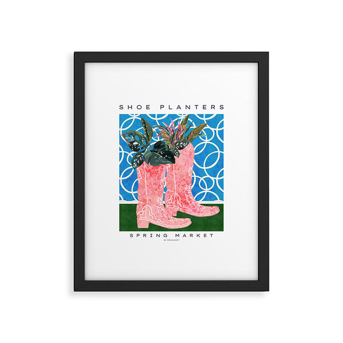 Shoe Planters Framed Art Print Gallery Image 1