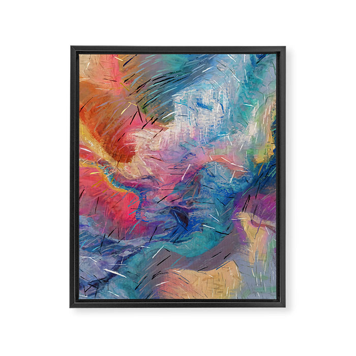 Soul-Driven Abstraction Framed Canvas Print Gallery Image 1