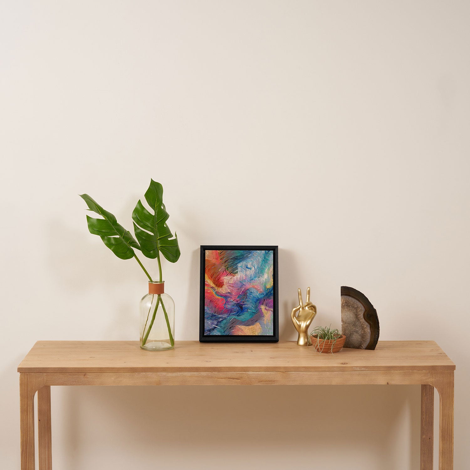 Soul-Driven Abstraction Framed Canvas Print Gallery Image 4