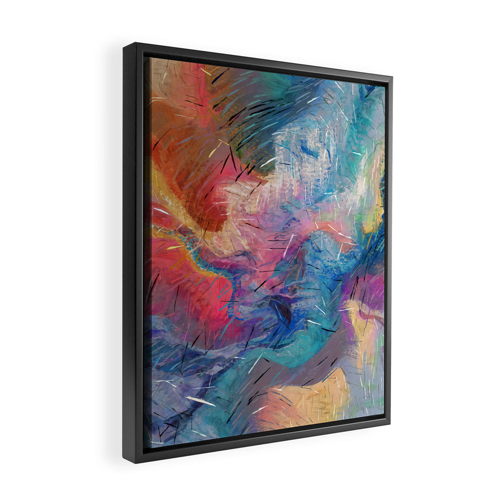 Soul-Driven Abstraction Framed Canvas Print Gallery Image 2