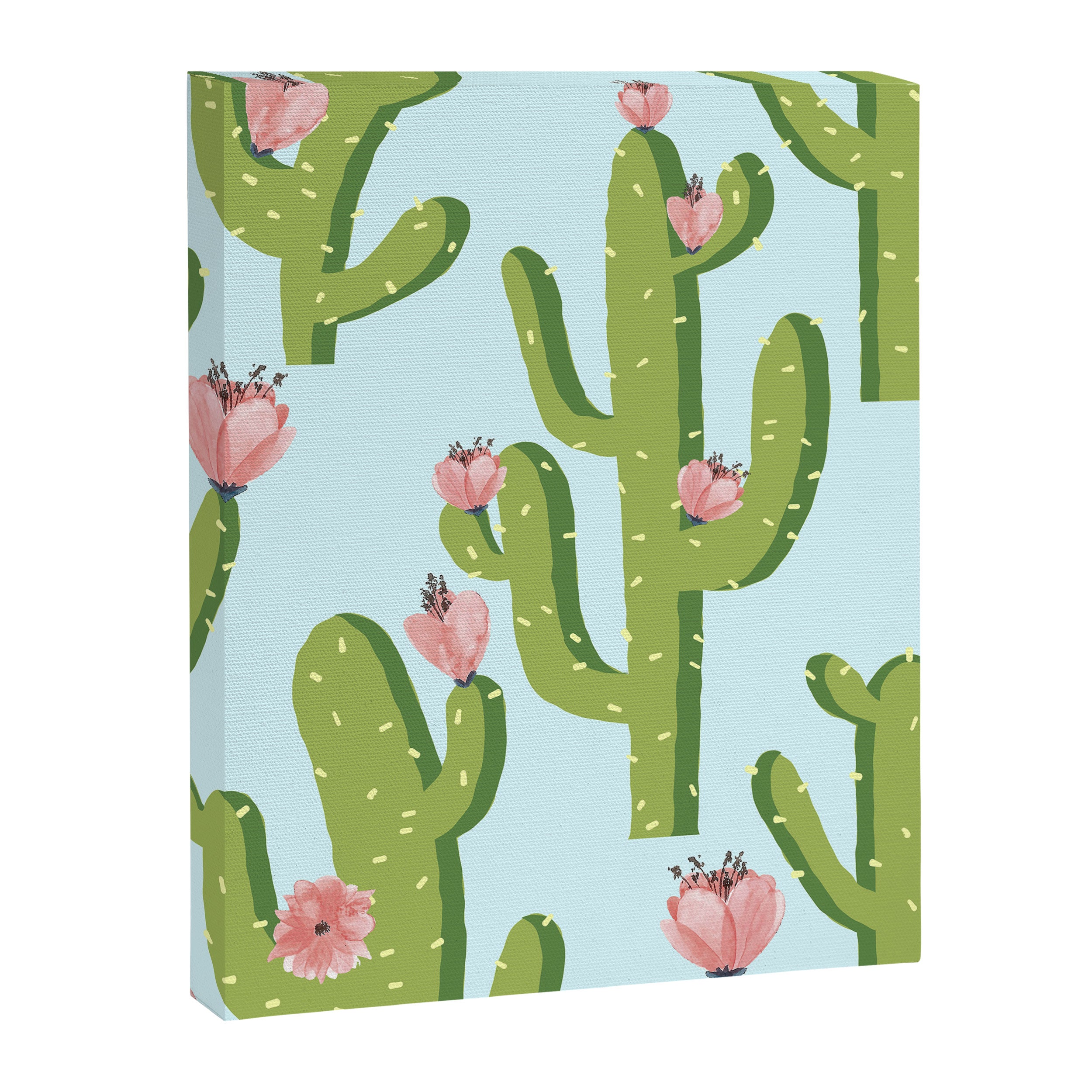 Summer Cactus #illustration #cactus Canvas Print Gallery Image 8