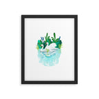 Swans In Love Framed Art Print Gallery Image 5