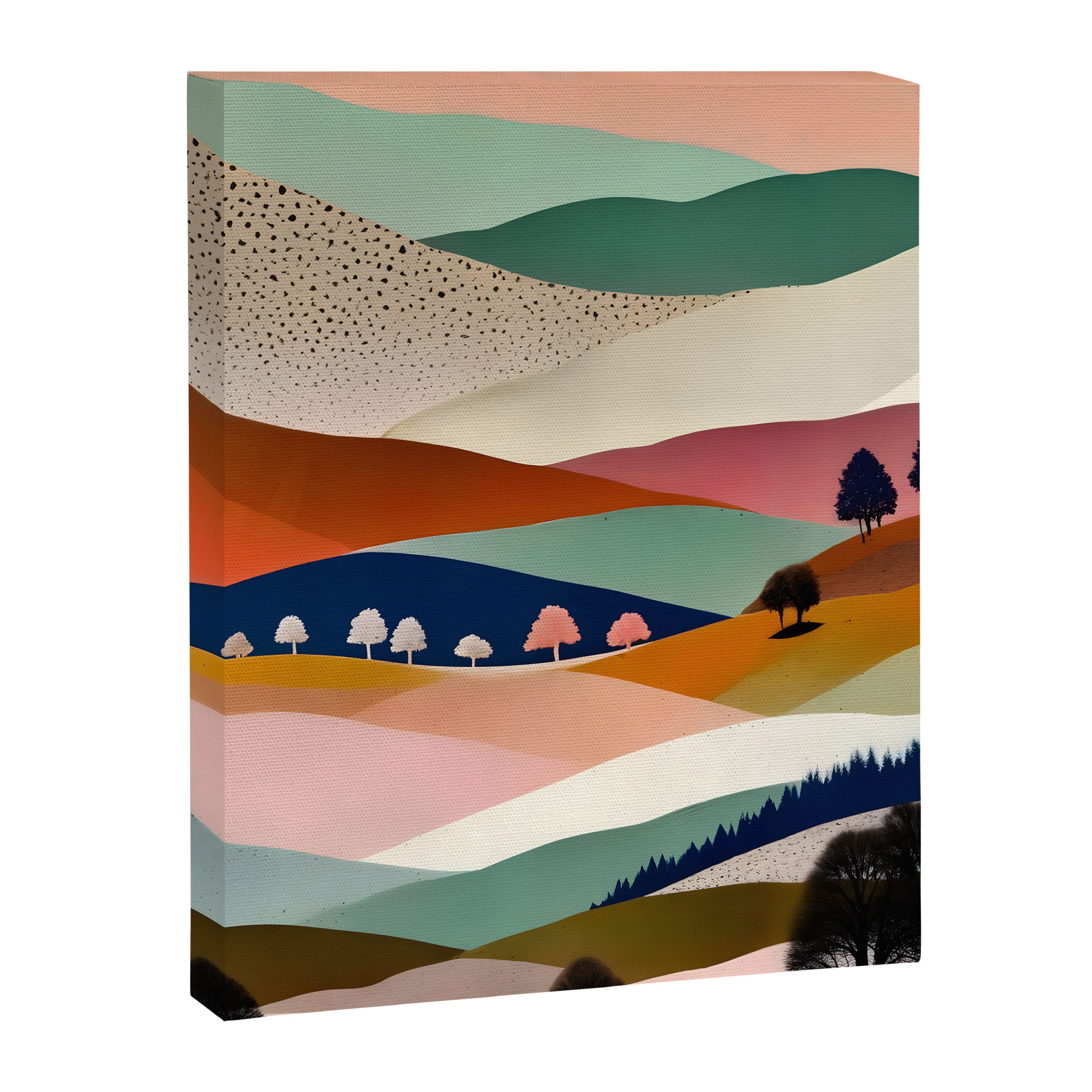 Textures And Patterned Landscape Canvas Print Gallery Image 6