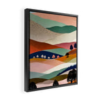 Textures And Patterned Landscape Framed Canvas Print Gallery Image 2
