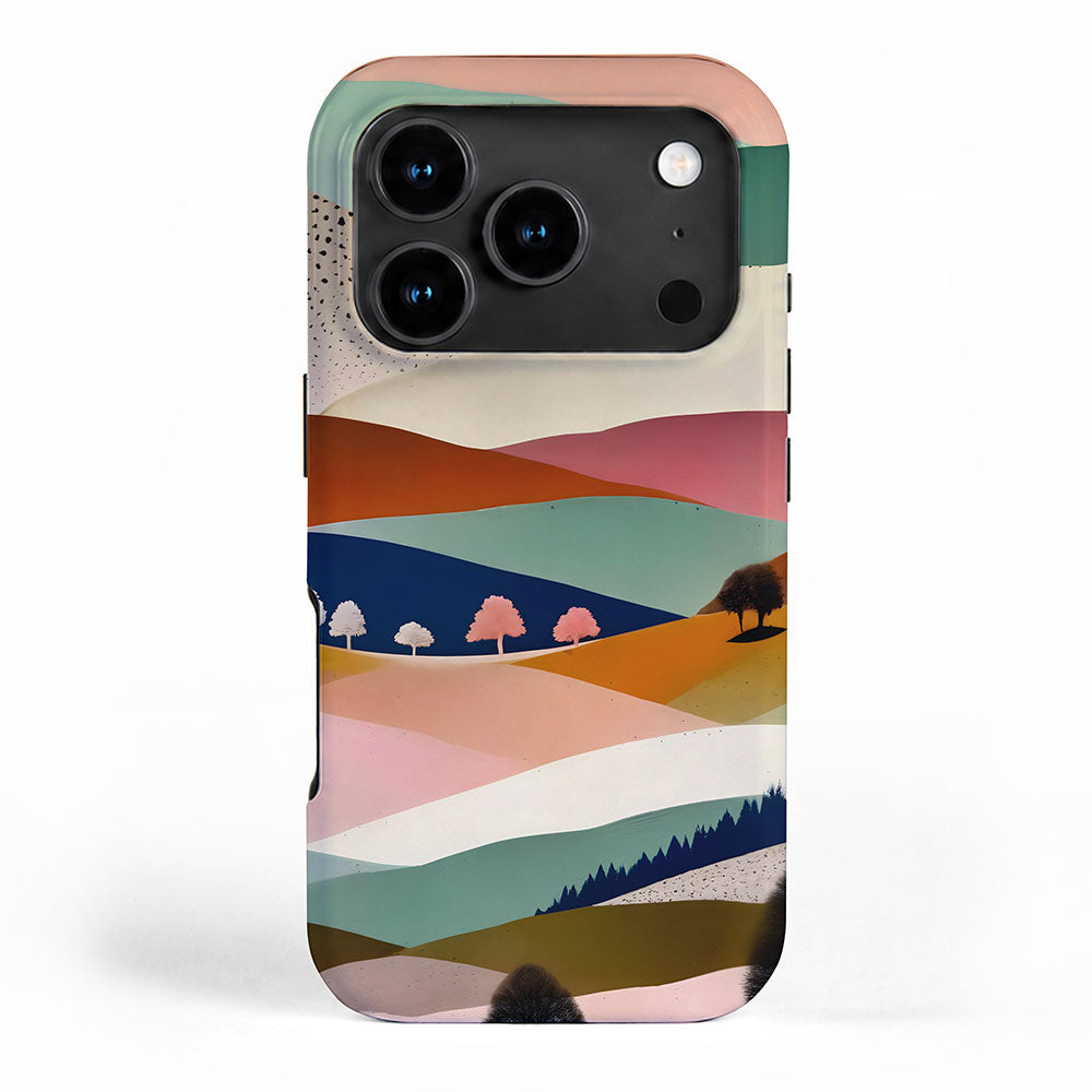 Textures And Patterned Landscape iPhone Case Gallery Image 1
