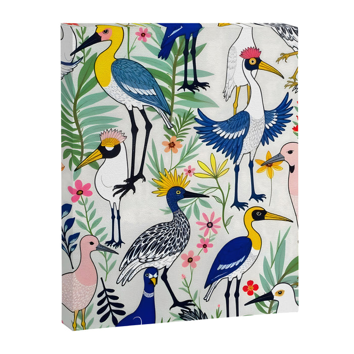 The Aviary Almanac Canvas Print Gallery Image 1