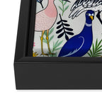 The Aviary Almanac Framed Canvas Print Gallery Image 3
