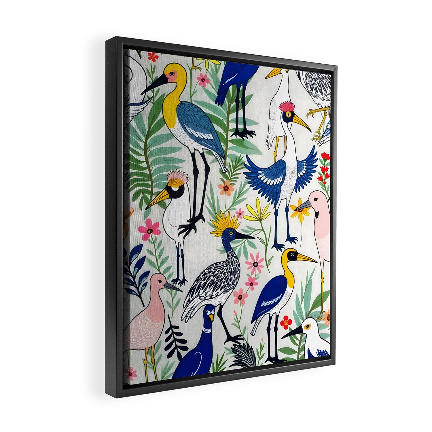 The Aviary Almanac Framed Canvas Print Gallery Image 2