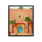 The Blue Door Framed Canvas Print Gallery Image 6